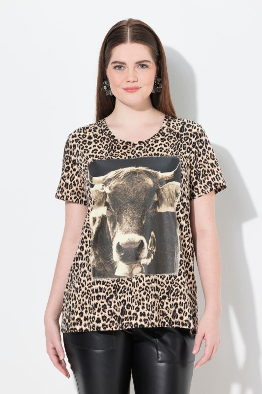 T-shirt motif traditionnel bavarois. Col rond et manches courtes. Coupe Classic