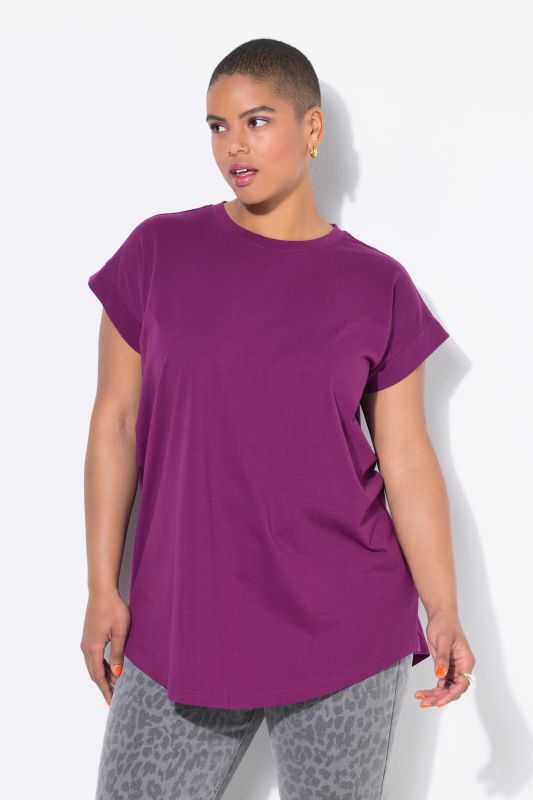 T-shirt, base arrondie