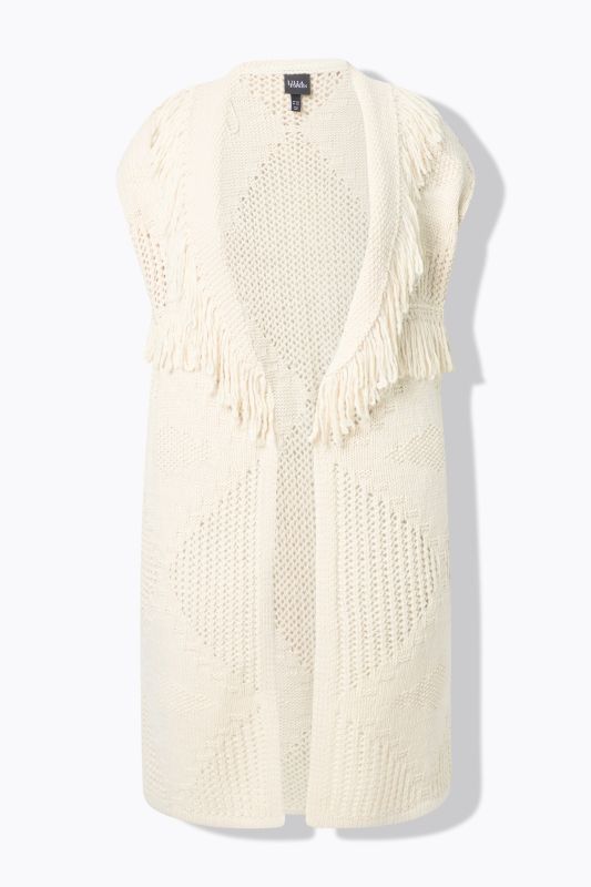 Cardigan long sans manches