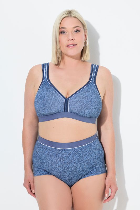 Soutien-gorge minimiseur, sans armatures, aspect jean – bonnet C-D