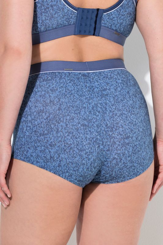 Culotte hipster en jersey mélangé, aspect jean
