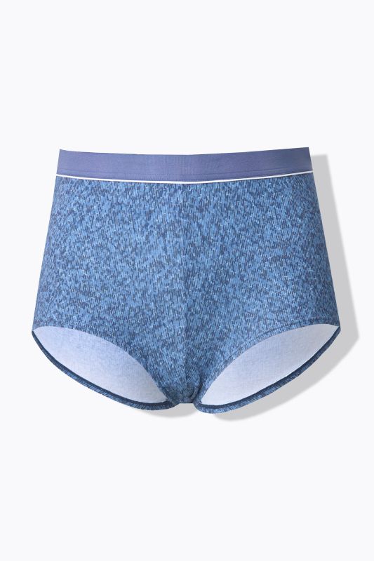 Culotte hipster en jersey mélangé, aspect jean