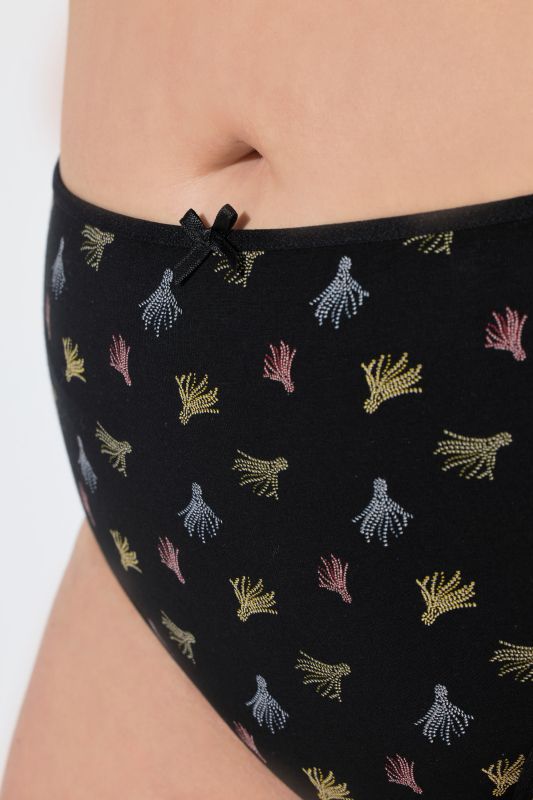 Culottes midi, lot de 5, motif/uni