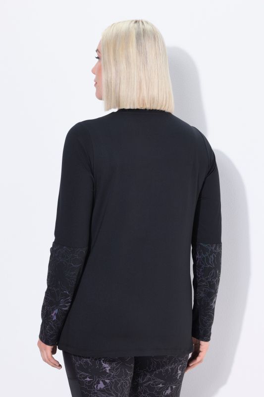 T-shirt technique en matière recyclée, décolleté rond et manches courtes, coupe Classic Fit