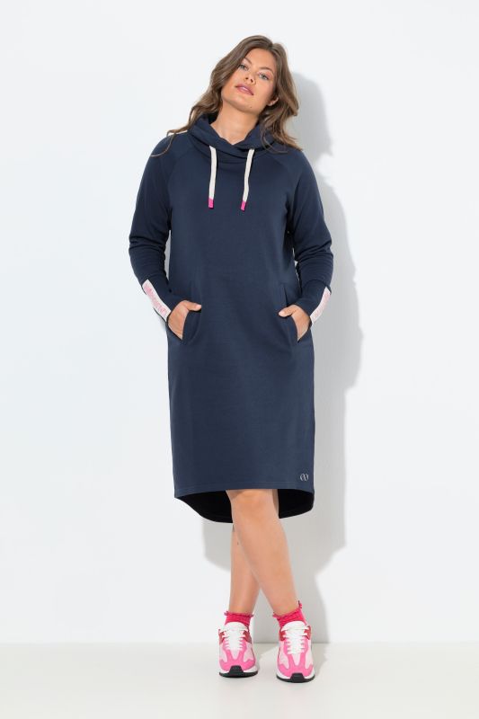 Robe en molleton à capuche, manches longues, OEKO-TEX