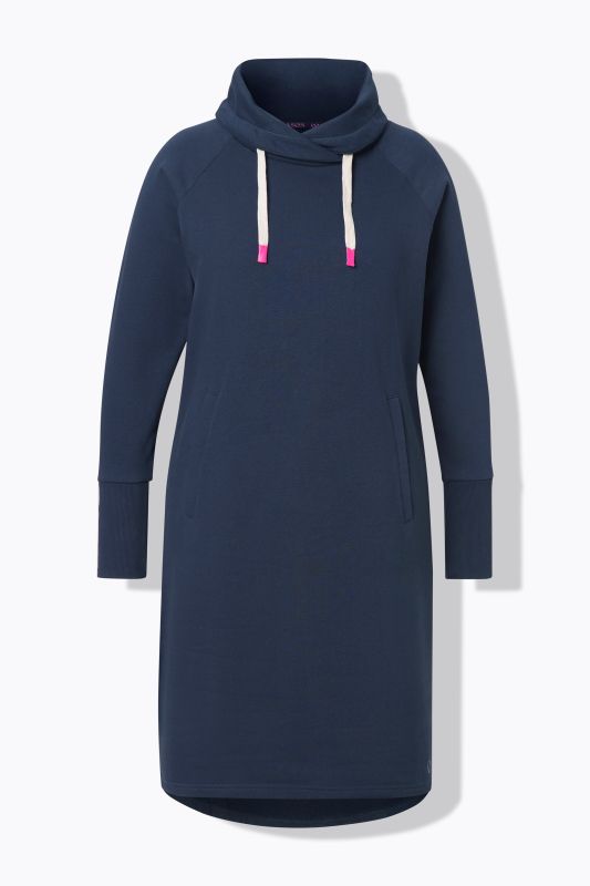 Robe en molleton à capuche, manches longues, OEKO-TEX