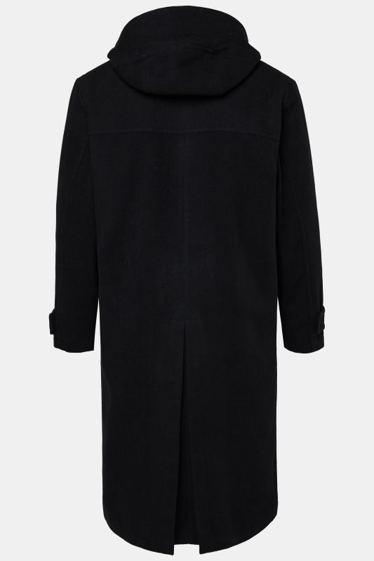 Manteau technique aspect laine JP 1880, matière déperlante, capuche et fermeture à glissière - jusqu'au 7 XL