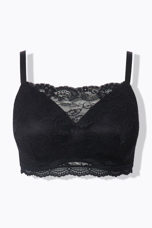 Bralette sans armatures, bonnets souples et dentelle – bonnet B-E