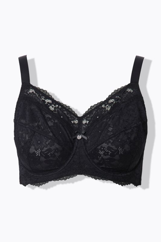 Soutien-gorge à armatures et bonnets souples, dentelle – bonnet B-F