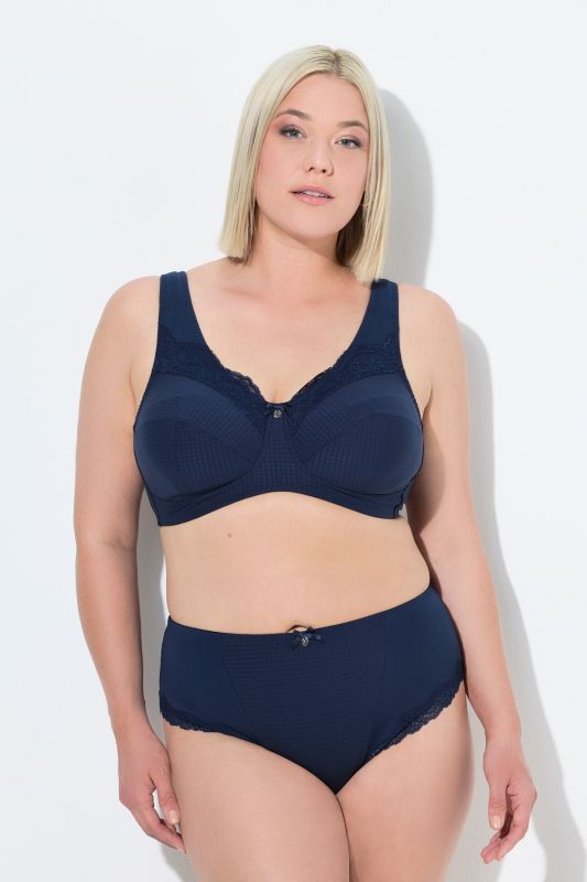 Soutien-gorge de maintien, sans armatures, dentelle - bonnet C-G
