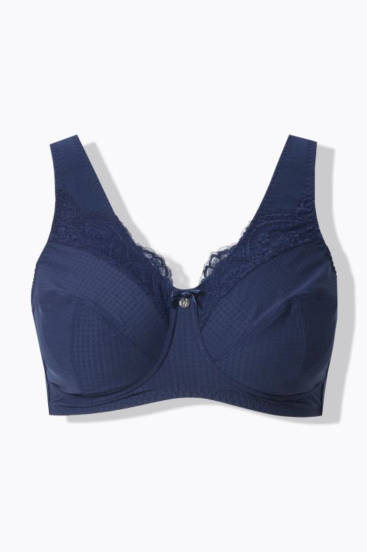 Soutien-gorge de maintien, sans armatures, dentelle - bonnet C-G