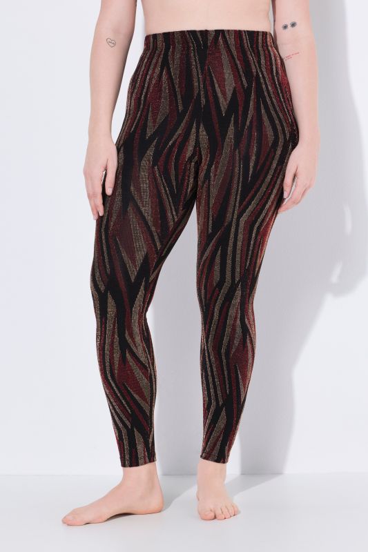 Legging-collant motif animal, matière brillante