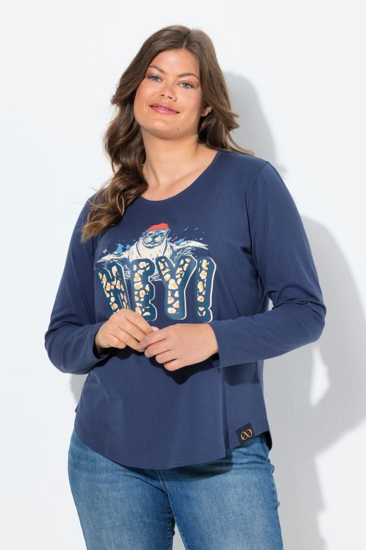 T-shirt manches longues et décolleté rond, OEKO-TEX MIG