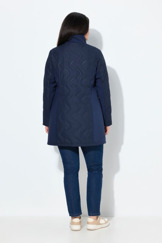 Veste matelassée HYPRAR à capuche, matelassage au laser et empiècements en Softschell
