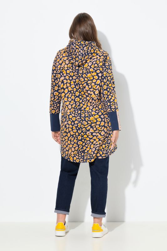 Sweat-shirt long, capuche et manches longues
