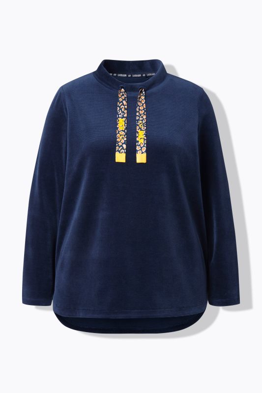 Sweat-shirt col montant et manches longues