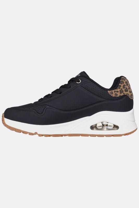 Sneakers Skechers, mousse à mémoire de forme, détails léopard – largeur G