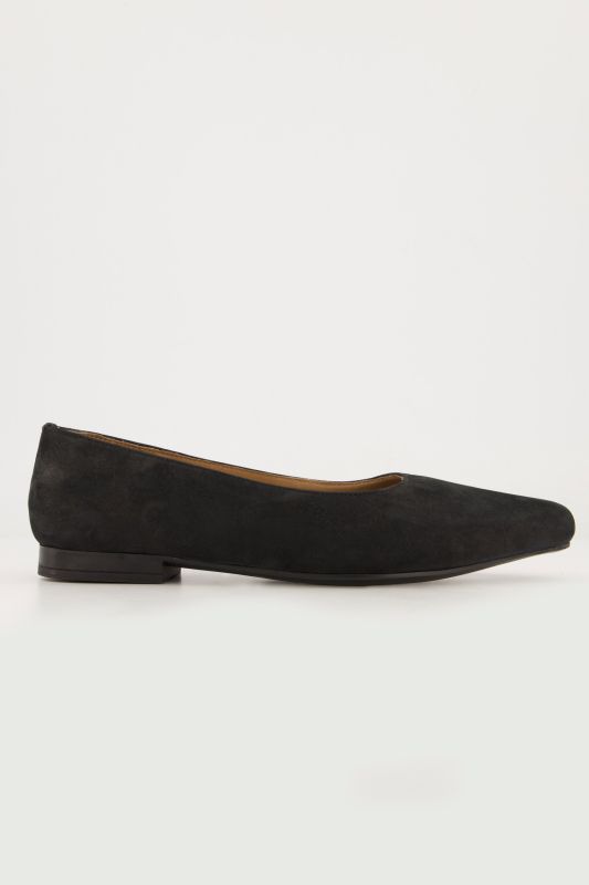 Ballerines en nubuck – largeur H