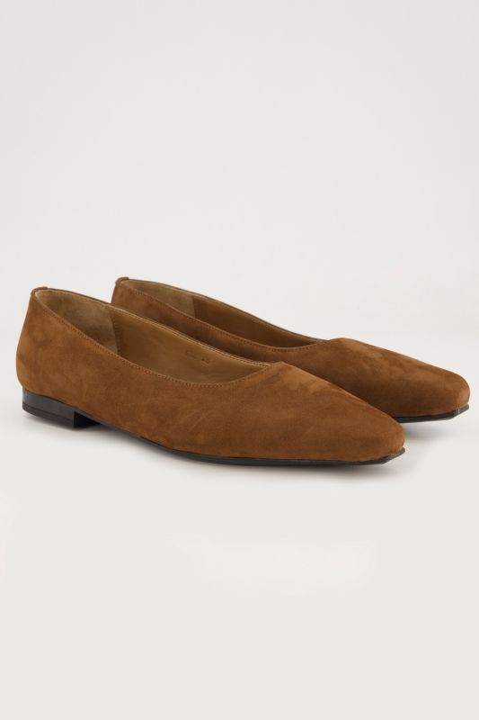 Ballerines en nubuck – largeur H