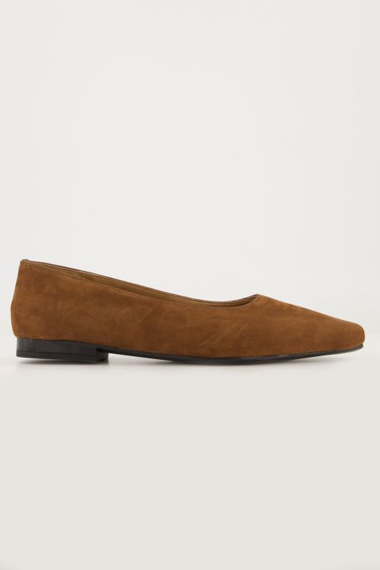 Ballerines en nubuck – largeur H