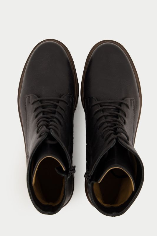 Bottines en cuir