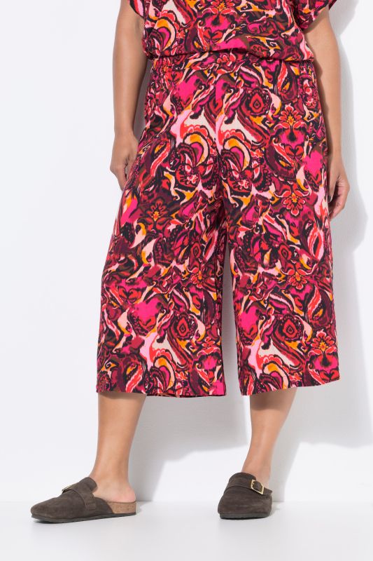 Jupe-culotte Wide Legs, imprimé all-over