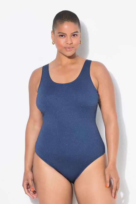 Maillot de bain à bonnets souples. Effet scintillant