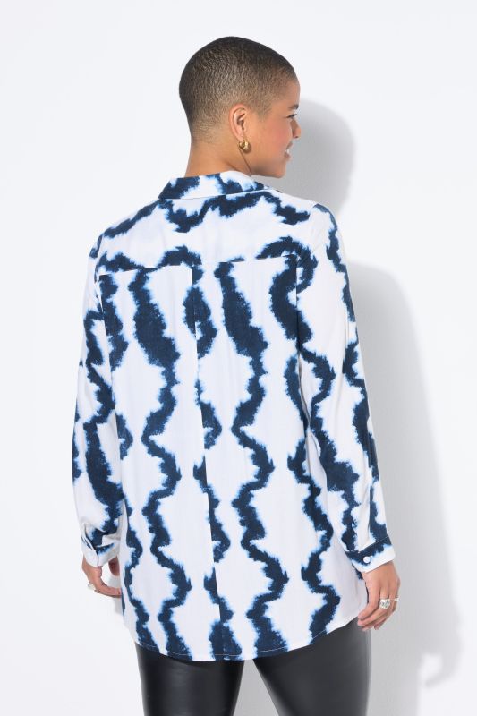 Chemisier imprimé batik, Boxy Shape