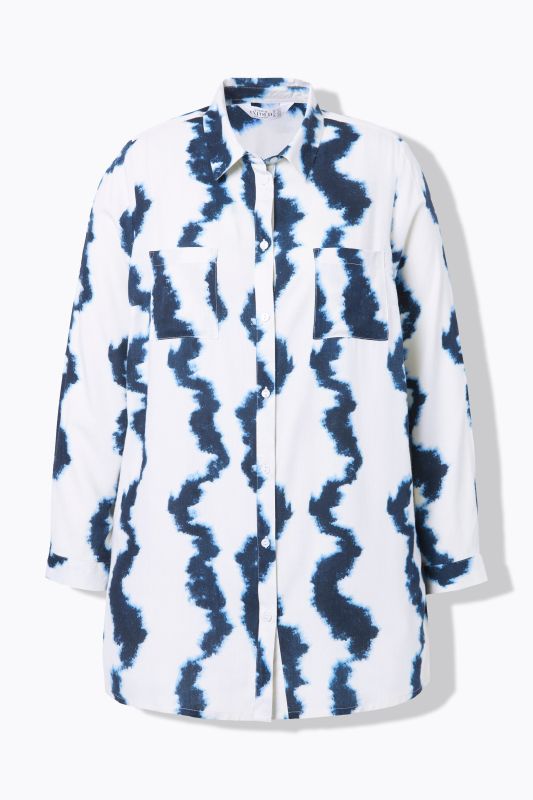 Chemisier imprimé batik, Boxy Shape