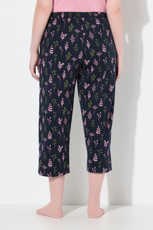 Pantalon de pyjama en coton bio. Longueur 3/4 (mollet)