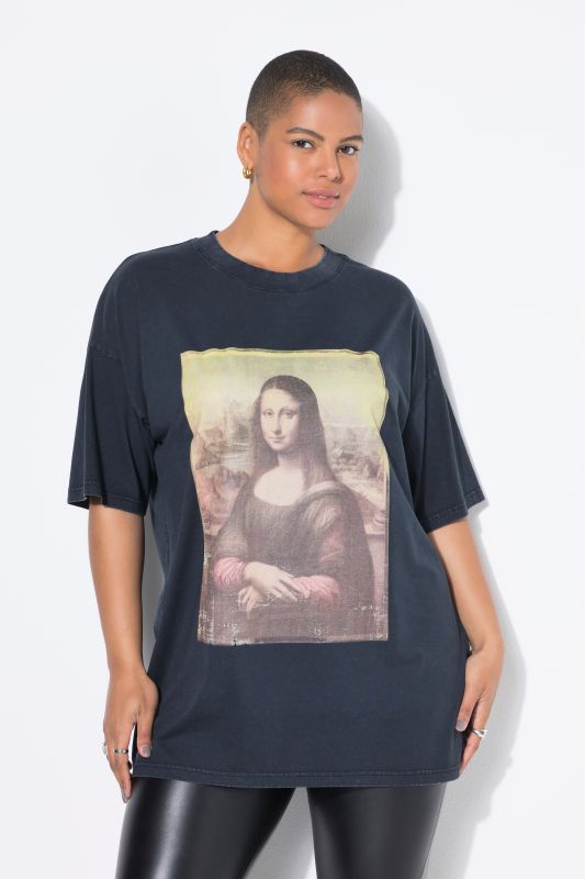 T-shirt oversize Mona Lisa