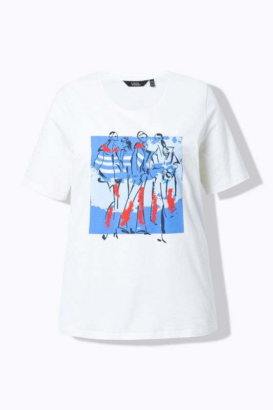 T-shirt imprimé mannequins, décolleté rond et manches courtes, coupe Classic Fit