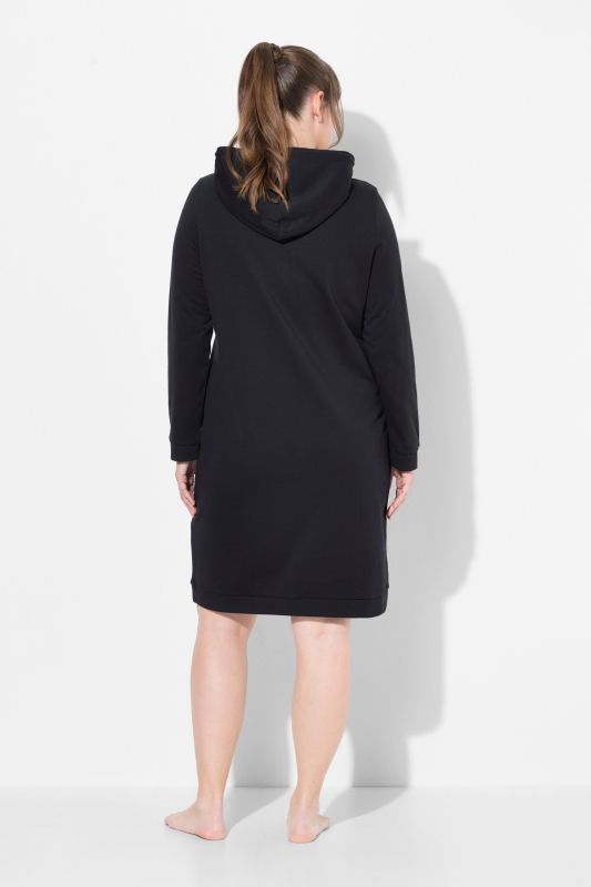 Robe d'intérieur à capuche, intérieur gratté très doux et bords-côtes