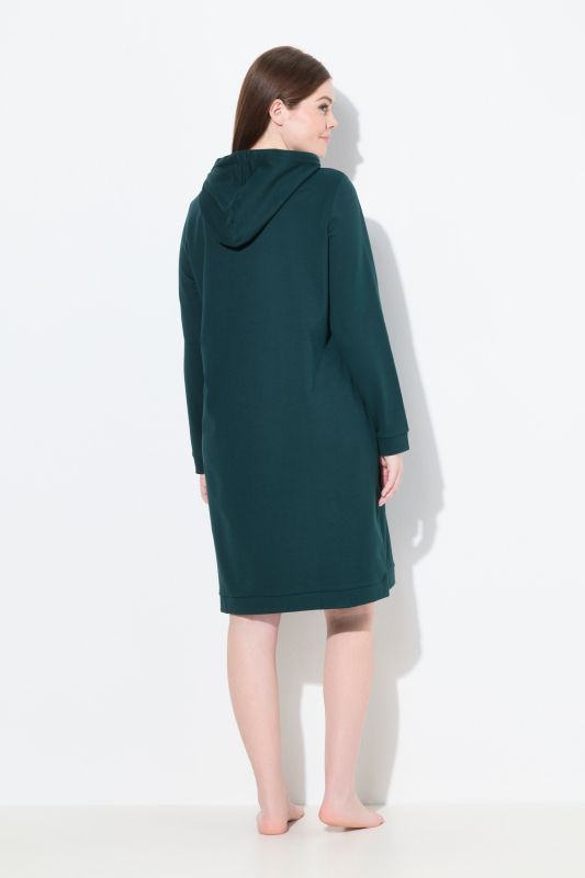 Robe d'intérieur à capuche, intérieur gratté très doux et bords-côtes