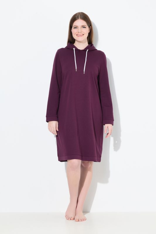 Robe d'intérieur à capuche, intérieur gratté très doux et bords-côtes