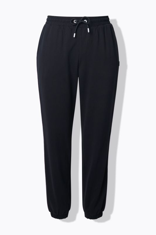 Pantalon de jogging, taille et bas de jambe élastiques, passepoil sur les côtés