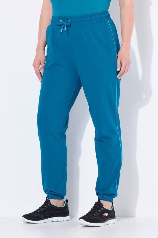 Pantalon de jogging, taille et bas de jambe élastiques, passepoil sur les côtés
