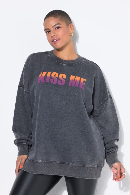 Sweat-shirt oversize, imprimé XL