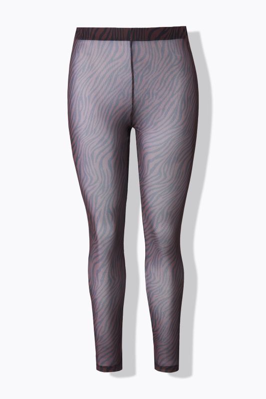 Legging-collant en mesh. Motif animal