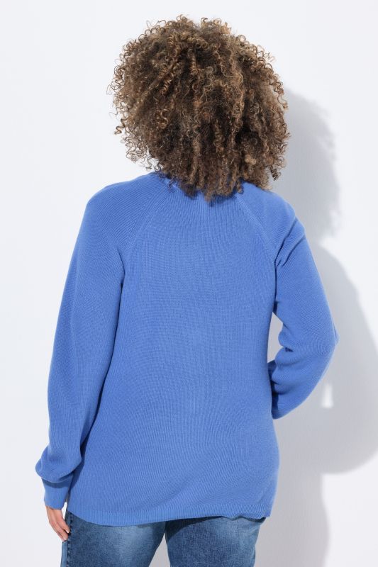Cardigan à manches longues, encolure en V et boutons