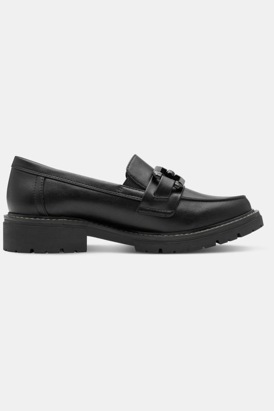 Mocassins Jana Softline, modèle végane (imitation cuir) - largeur H