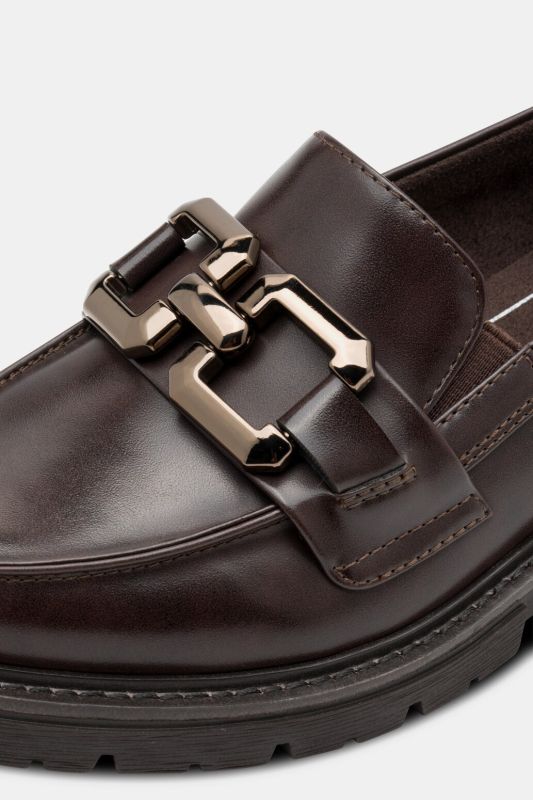 Mocassins Jana Softline, modèle végane (imitation cuir) - largeur H
