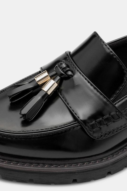 Mocassins Jana Softline, modèle végane (imitation cuir) - largeur H