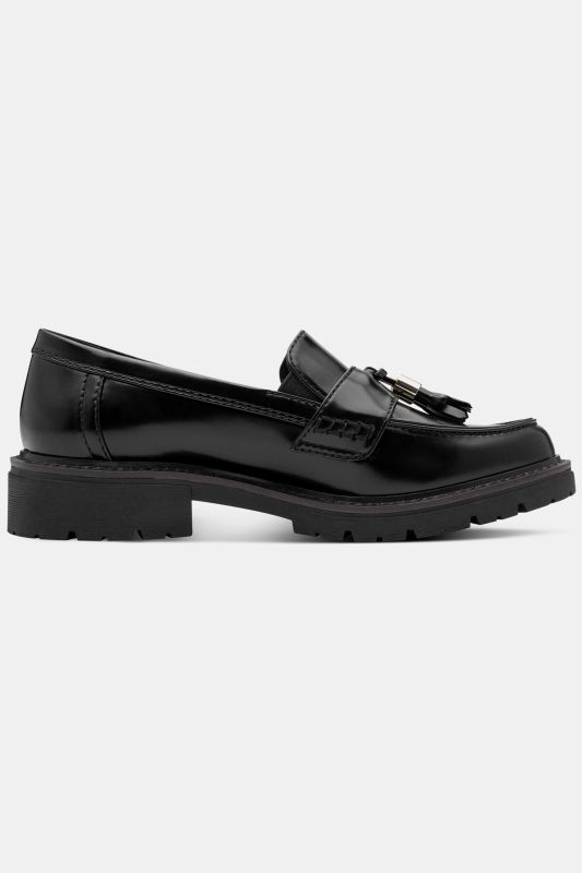 Mocassins Jana Softline, modèle végane (imitation cuir) - largeur H