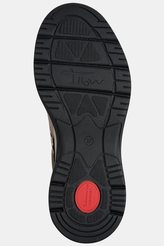 Chaussures en cuir Tamaris Comfort, spéciales Hallux Vagus, modèle Wide Fit avec fermeture zippée