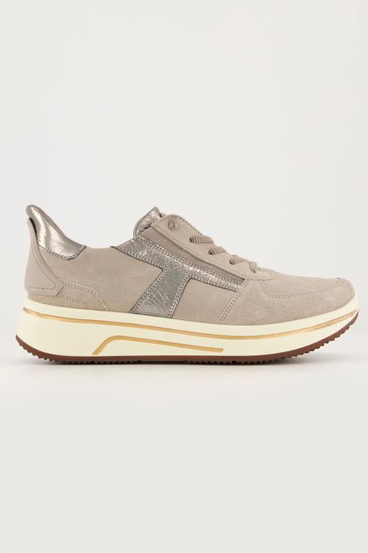 Sneakers en cuir suédé Ara, semelle intérieure amovible - largeur H