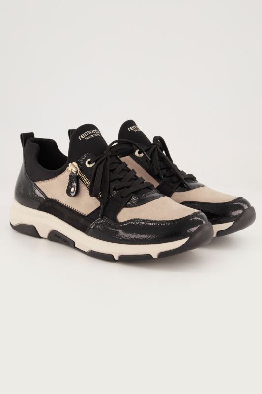 Sneakers véganes Remonte, semelle intérieure amovible - largeur G