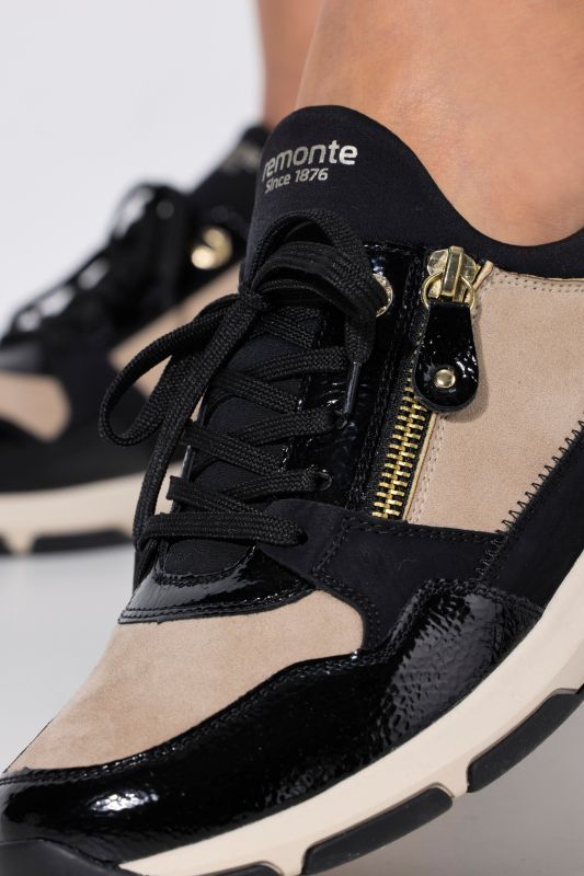 Sneakers véganes Remonte, semelle intérieure amovible - largeur G