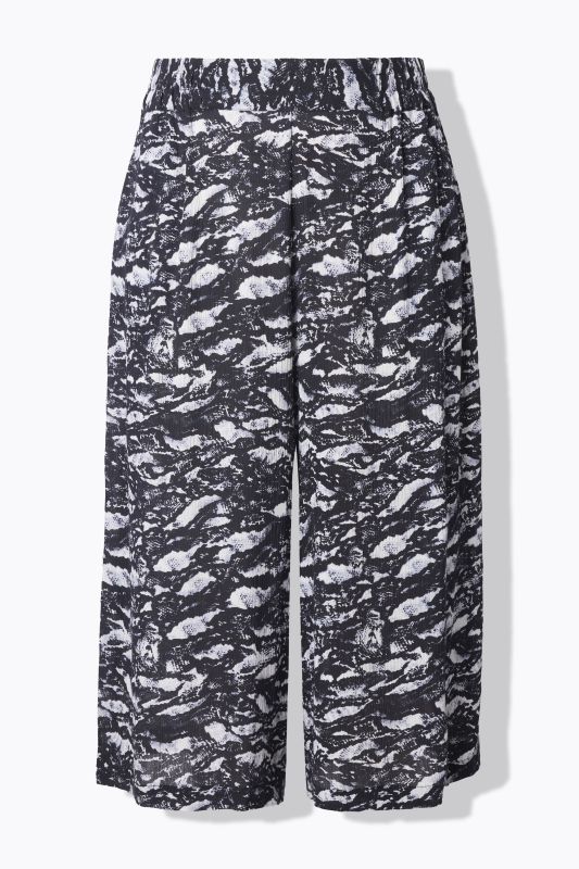 Jupe-culotte, coupe Wide Legs très large. Imprimé all-over