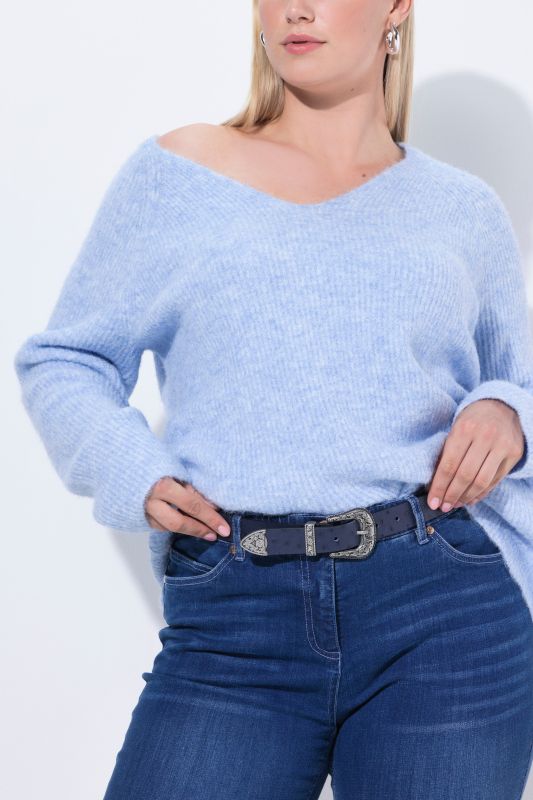 Ceinture en cuir, gaufrage esprit Western et pointe métallique